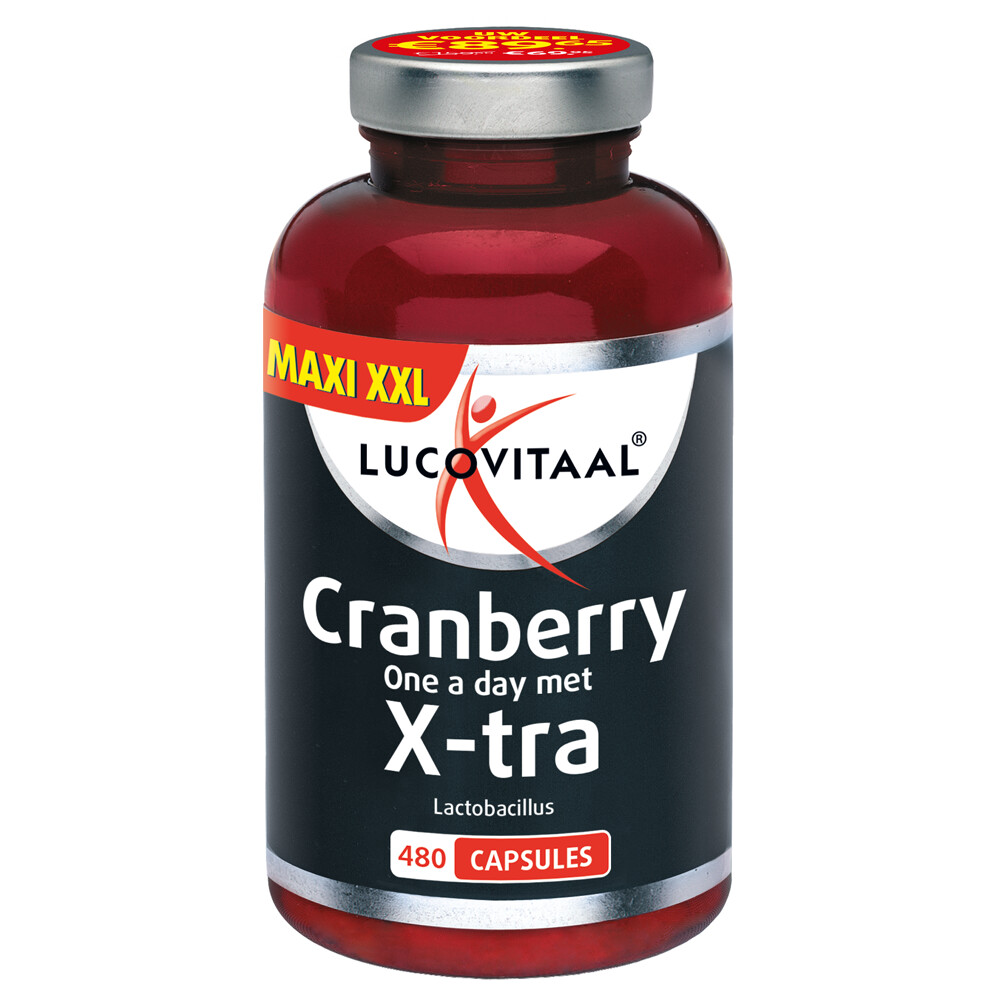 2+2 gratis: Lucovitaal Cranberry X-tra 480 capsules