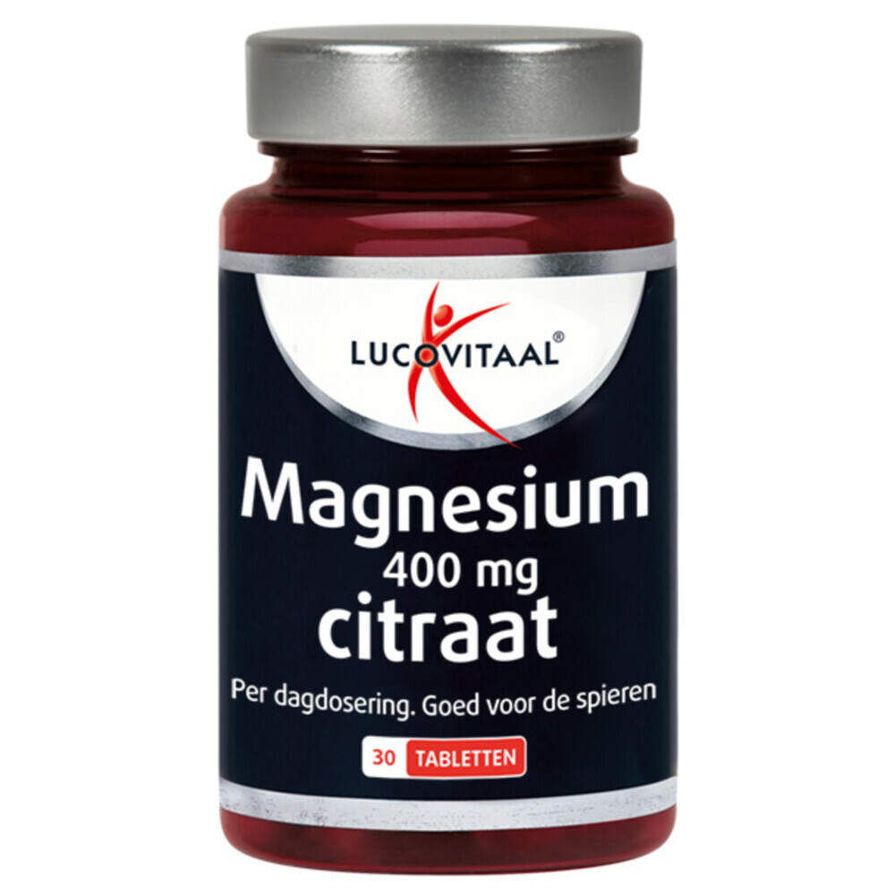 hond rots Mysterie Lucovitaal Magnesium Citraat 400mg 30 tabletten | Plein.nl