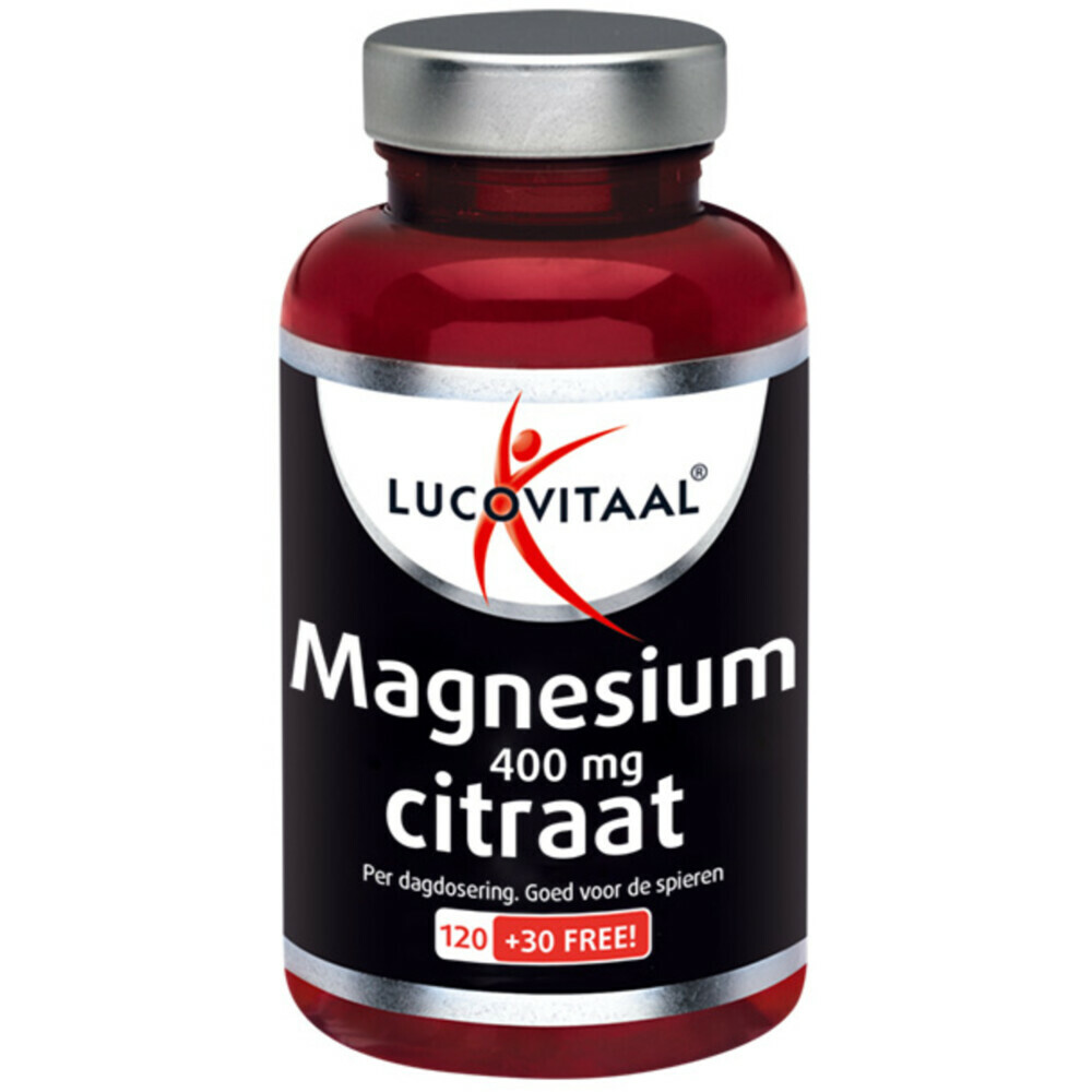 Prik Oorlogsschip Onbeleefd Lucovitaal Magnesium Citraat 400mg 150 tabletten | Plein.nl