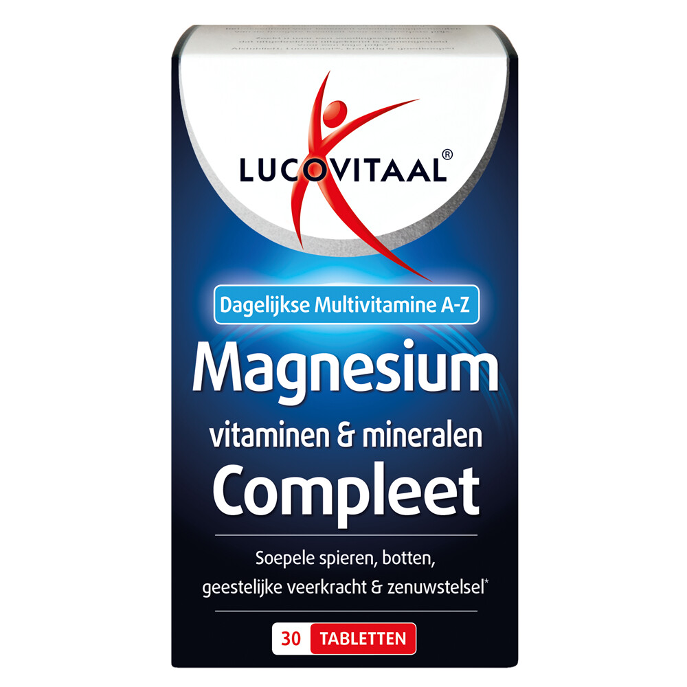 Verouderd Dhr lood Lucovitaal Magnesium Vitamine en Mineralen Compleet 30 tabletten | Plein.nl