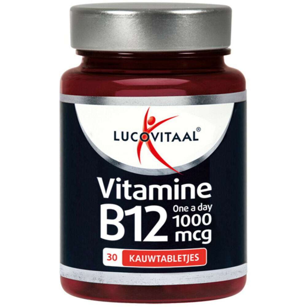 plak Staat Voorschrijven Lucovitaal Vitamine B12 1000mcg 30 kauwtabletten | Plein.nl