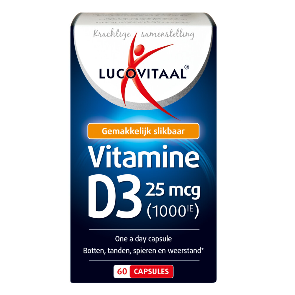 Lucovitaal Vitamine D3 25mcg 60caps