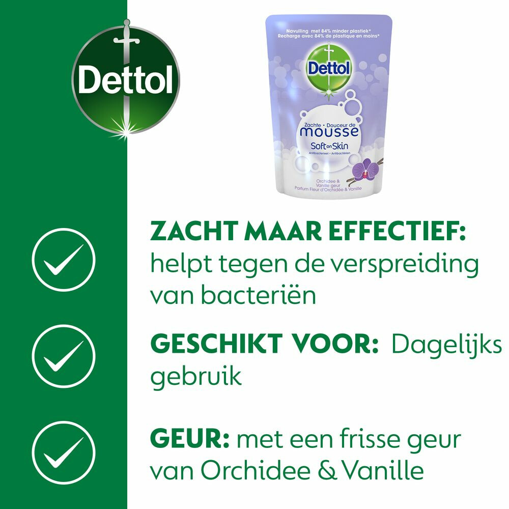 Dettol Handzeep Foam Magic Navulling Orchidee Vanille Ml Plein Nl