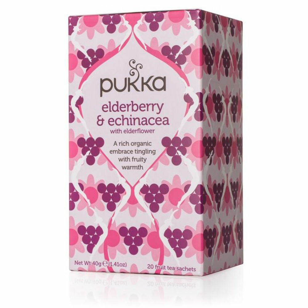 3x Pukka Thee Elderberry Echinacusda 20 stuks