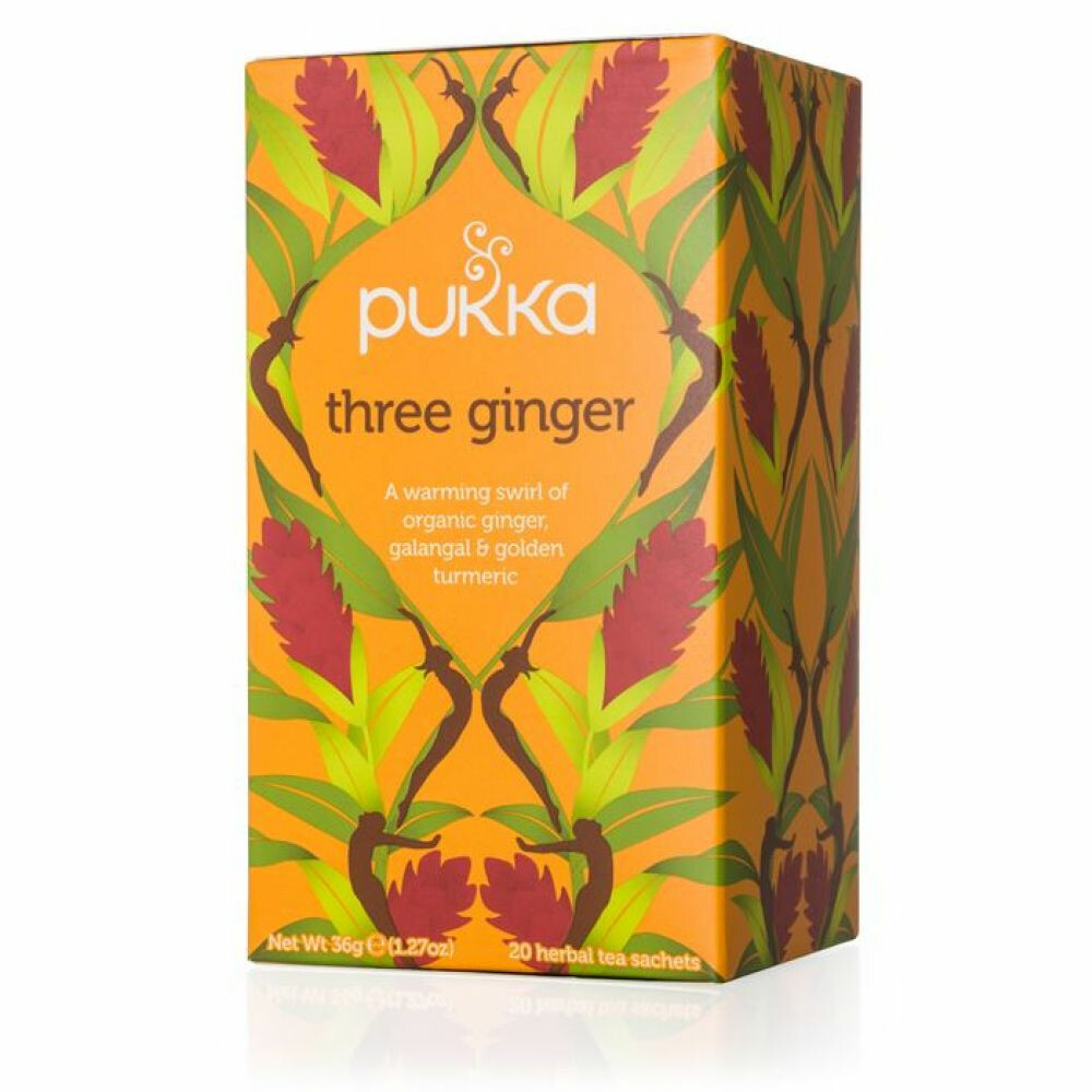 Pukka Thee Three Ginger Usda  20ZK