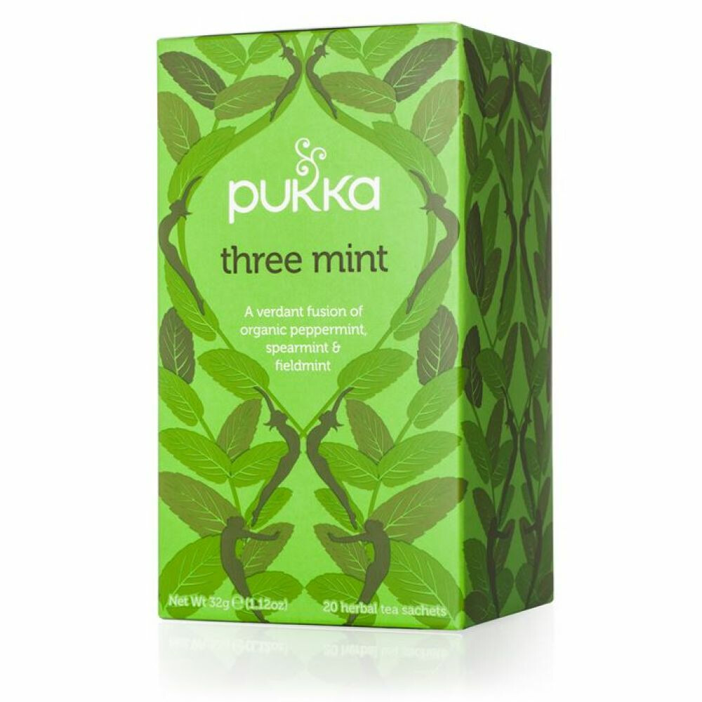 Pukka Thee Three Mint Usda  20ZK