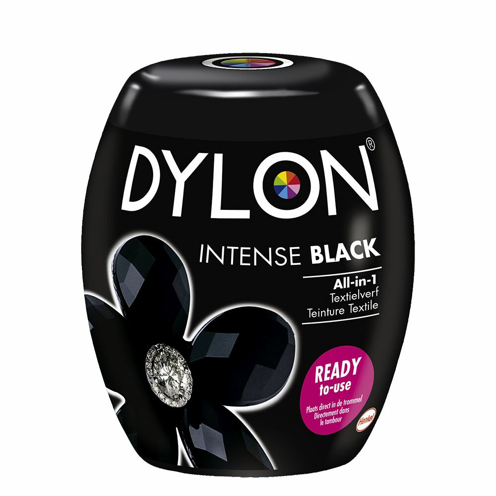 correct bruid Zweet Dylon Textielverf Intense Black 350 gr | Plein.nl