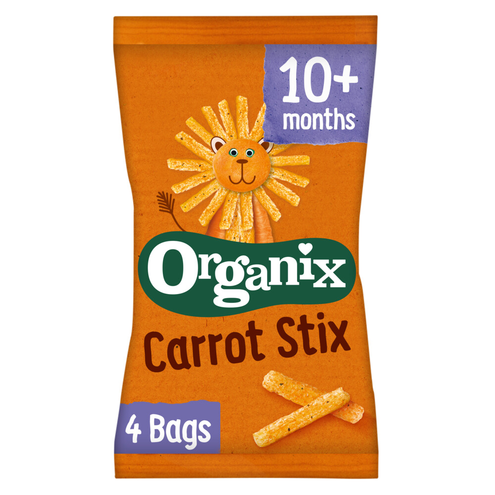 Organix goodies wortel chips 4-pack
