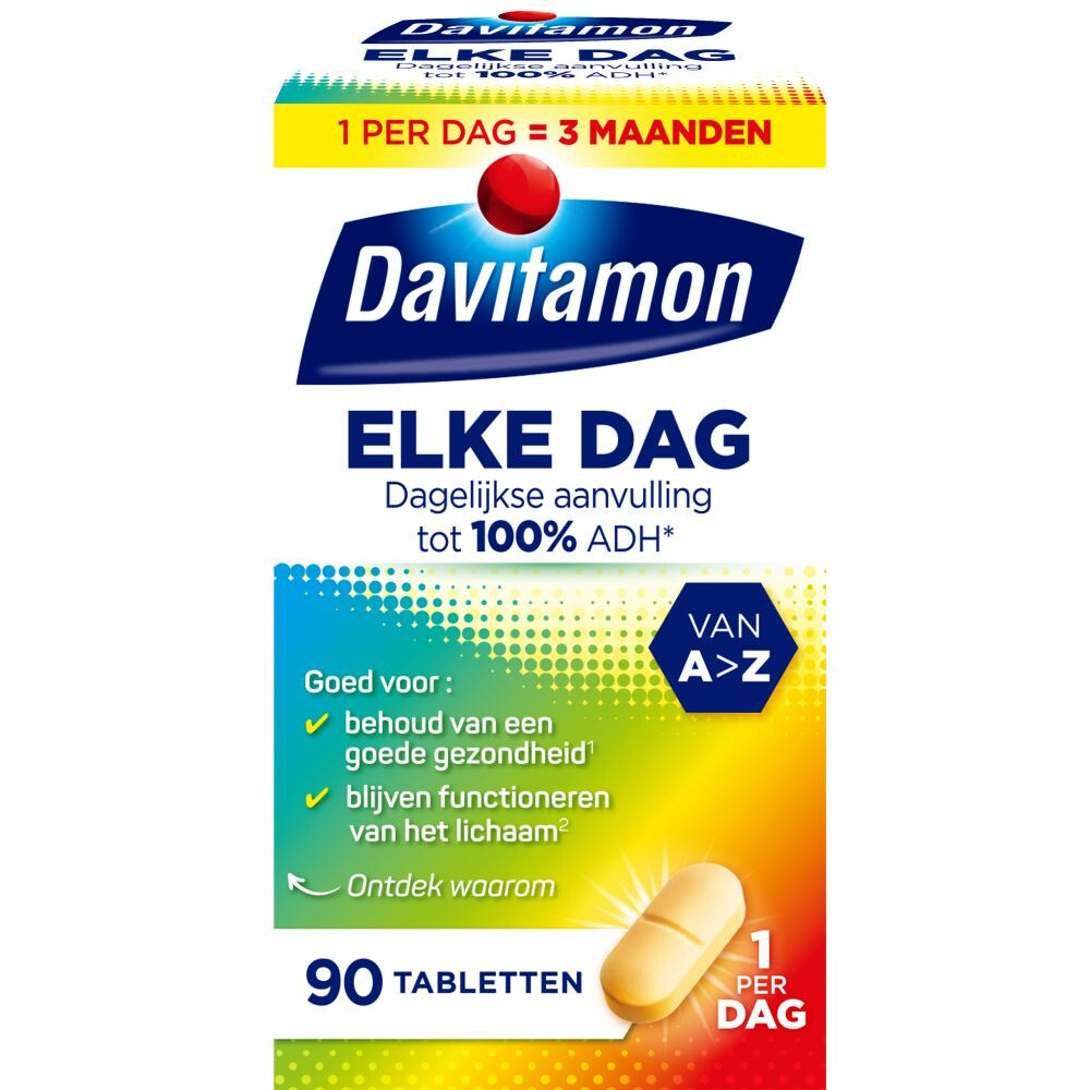 4x Davitamon Elke Dag 90 tabletten