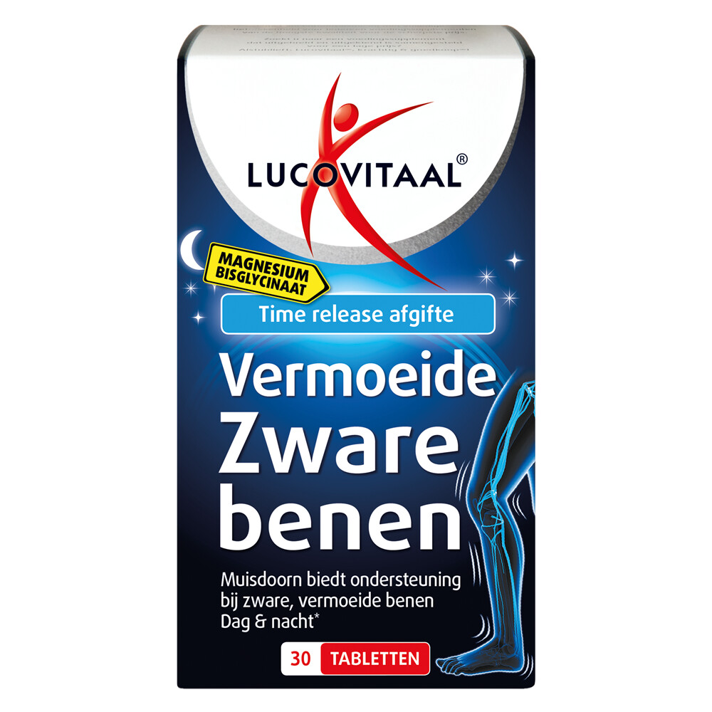 Ontoegankelijk Vet alias Lucovitaal Magnesium Vermoeide Zware Benen 30 tabletten | Plein.nl