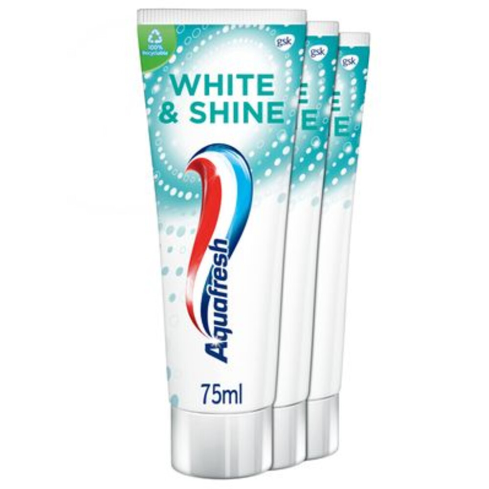 3x Aquafresh Tandpasta White&Shine 3 stuks