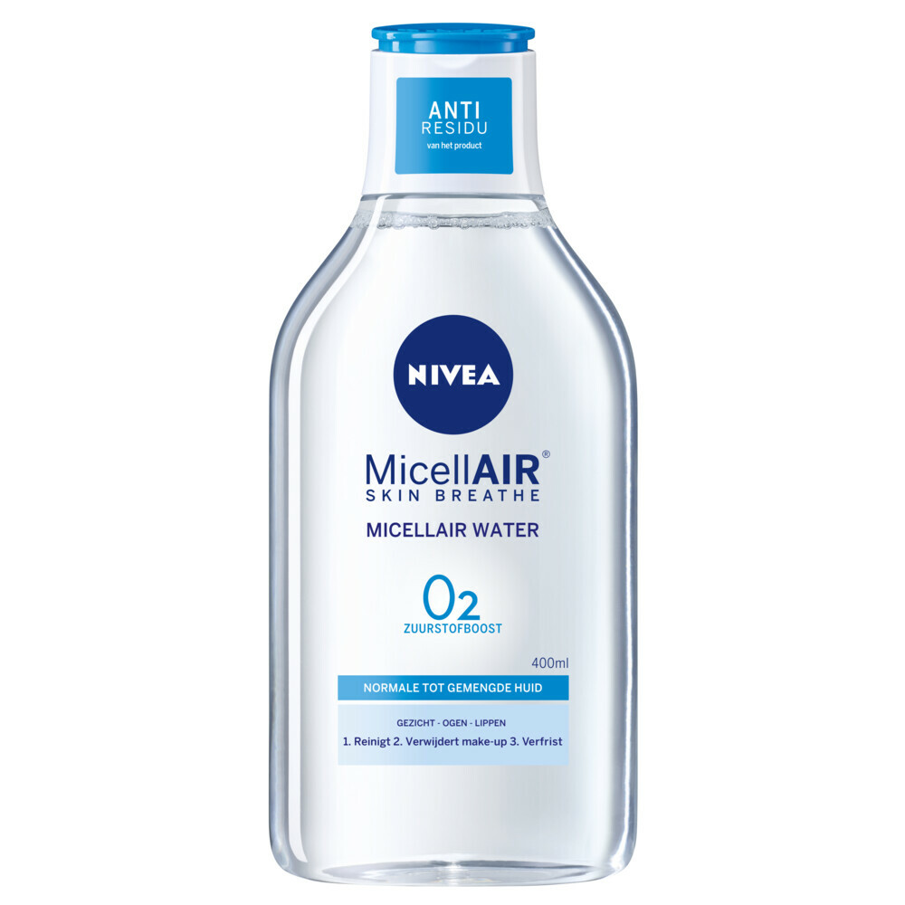 10x Nivea 3-in-1 Micellair Water Normale tot Gemengde Huid 400 ml