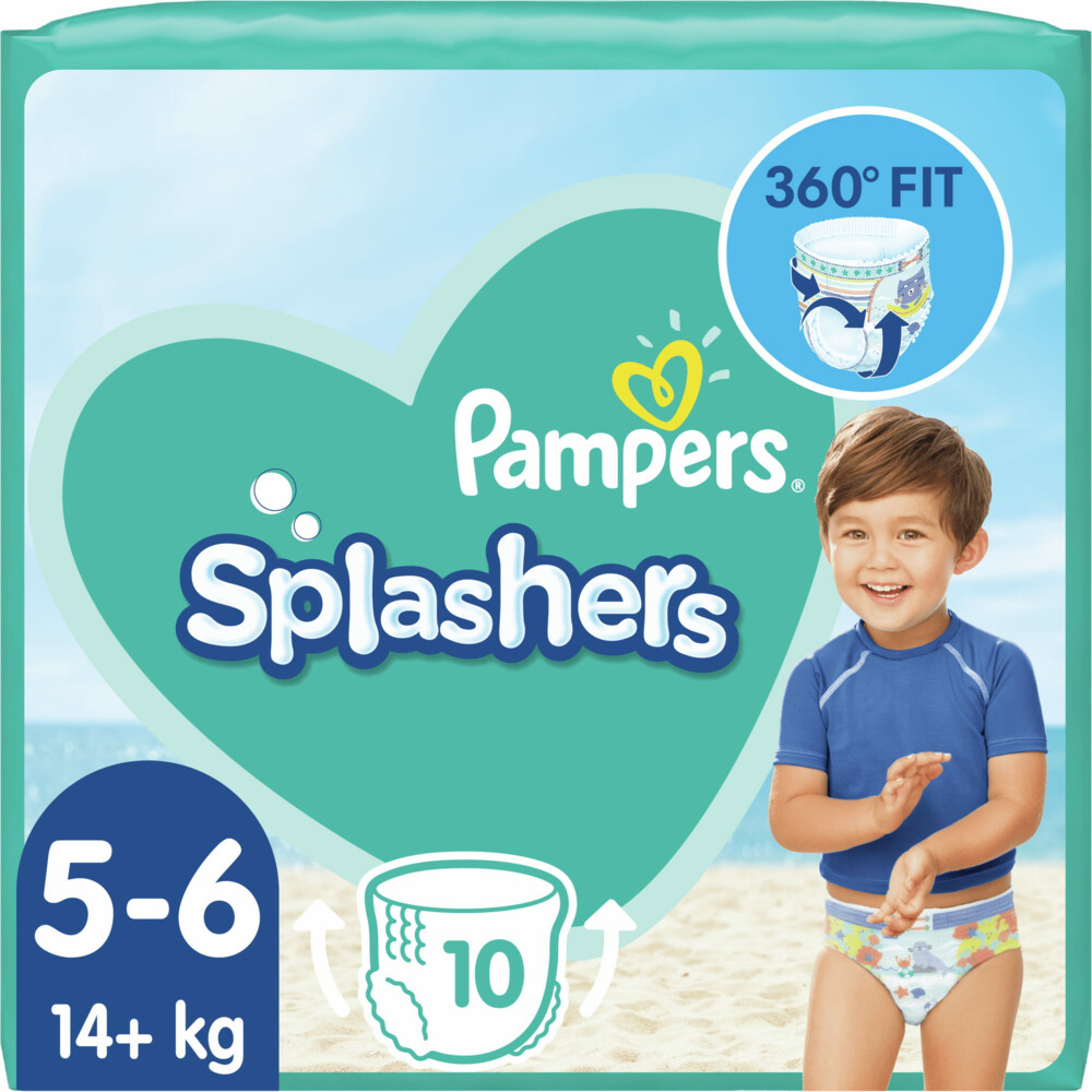 3x Pampers Splashers Zwemluiers Maat 5 (14 kg+) 10 stuks