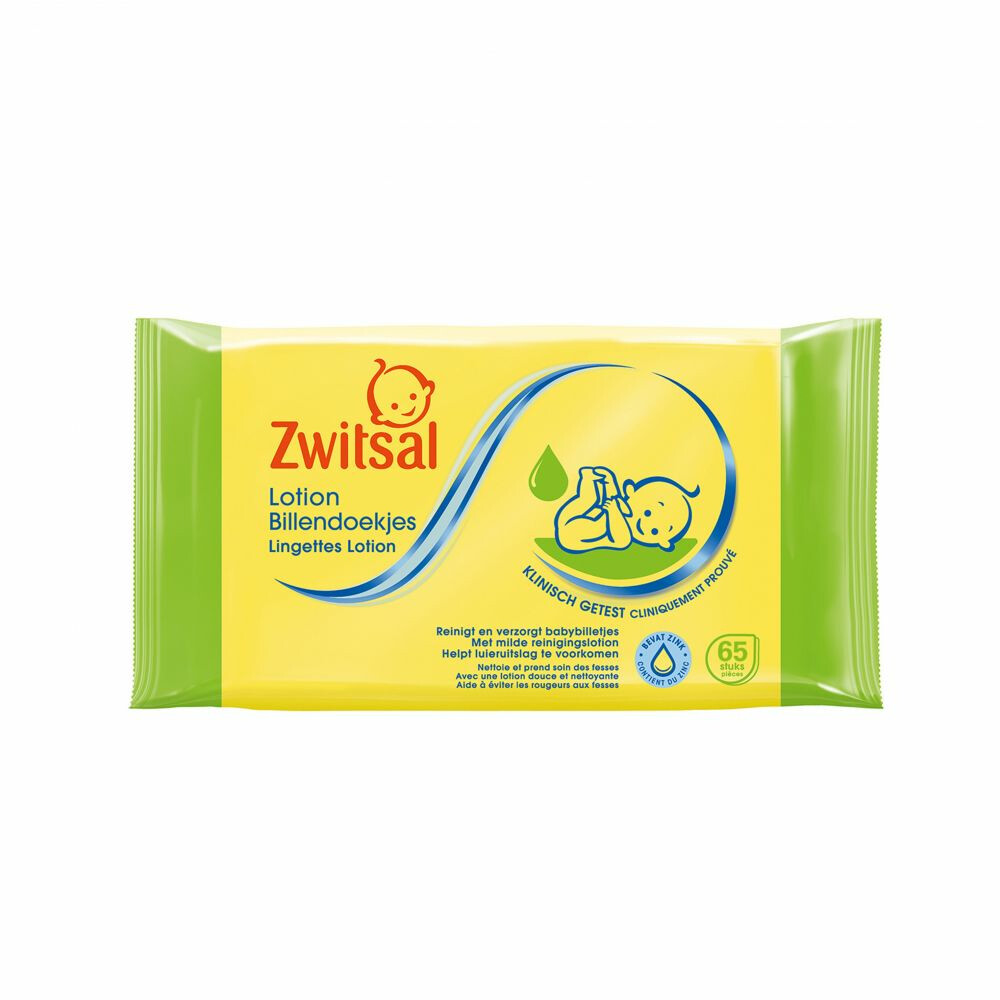 Zwitsal Lotion Billendoekjes 65 doekjes