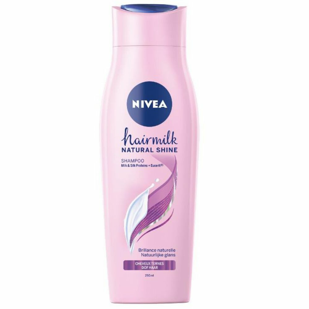 Nivea Hairmilk Natural Shine Shampoo 250 ml Plein.nl
