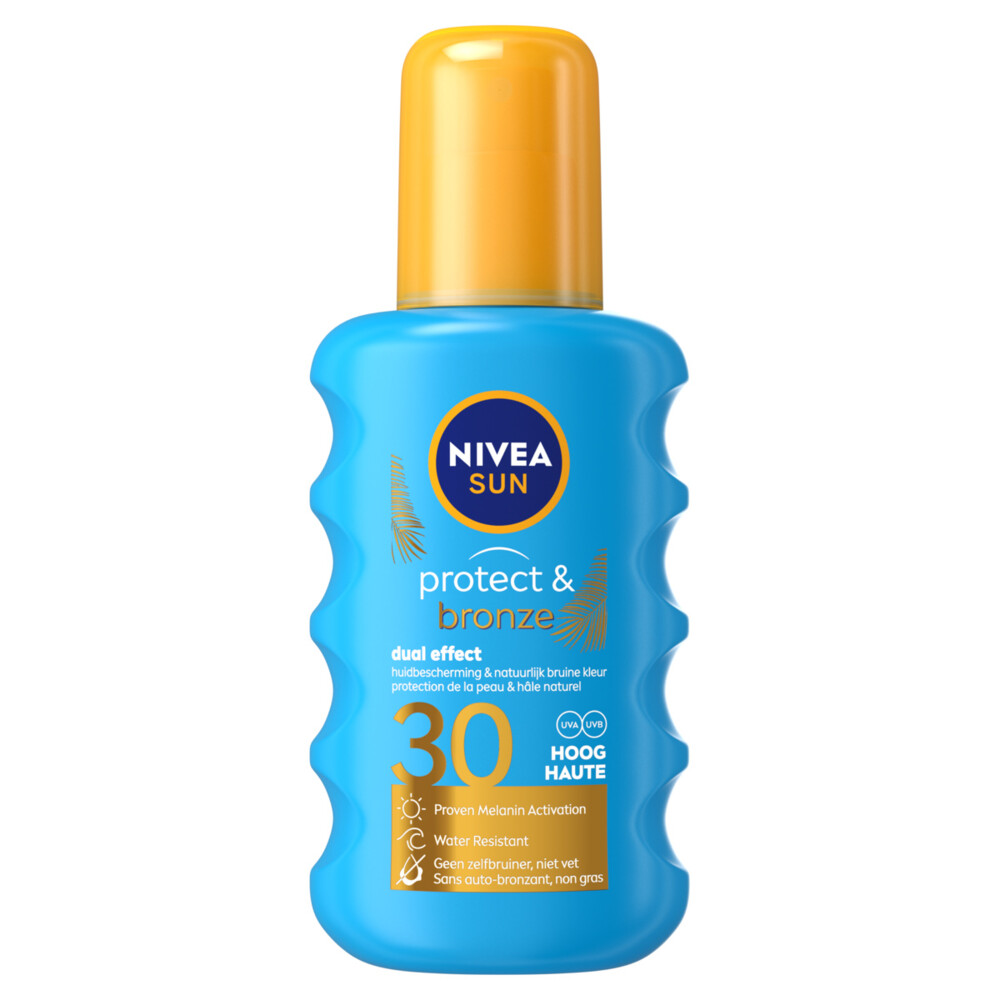 Nivea Sun protect & bronze zonnebrandspray spf30 200ml