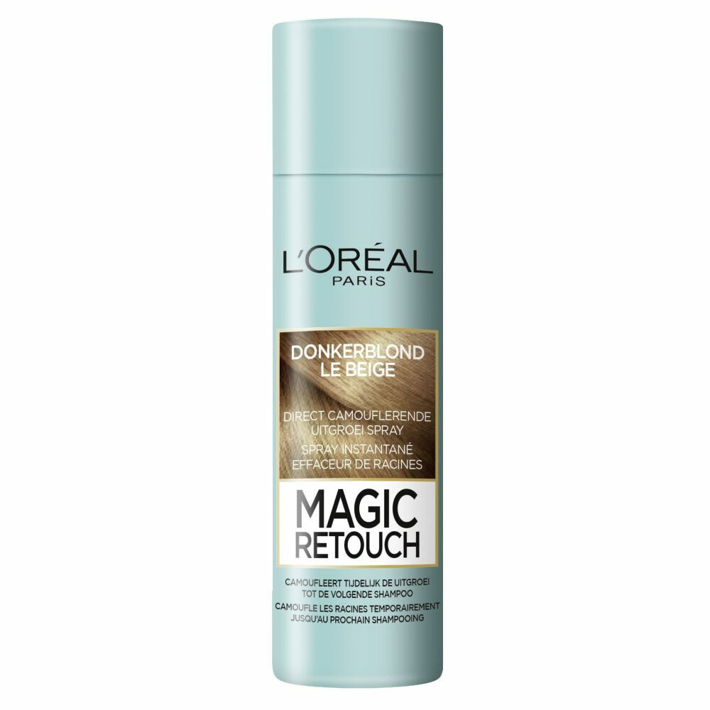 6x L'Oréal Magic Retouch Uitgroeispray Donkerblond 150 ml met grote korting