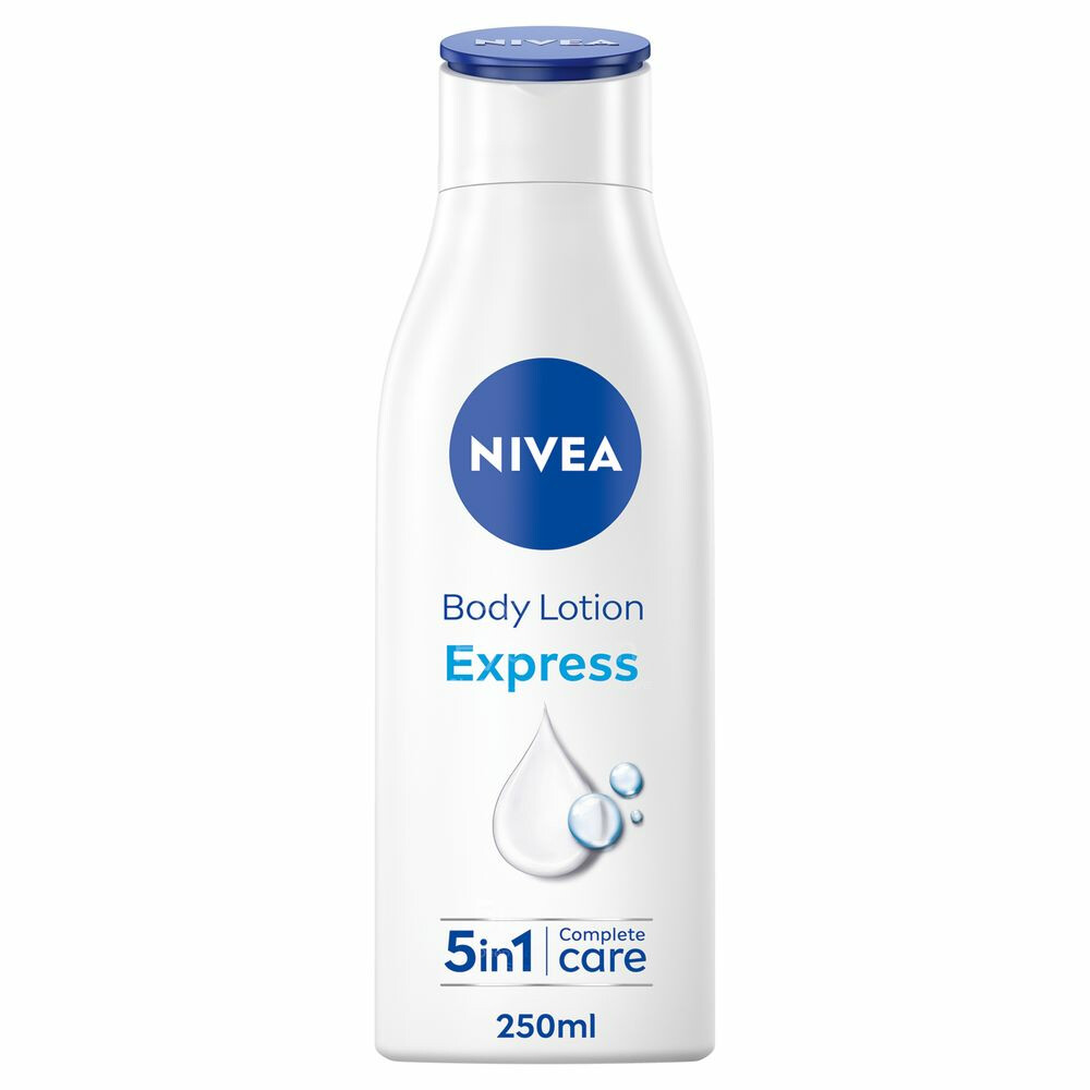 6x Nivea Bodylotion Express 250 ml