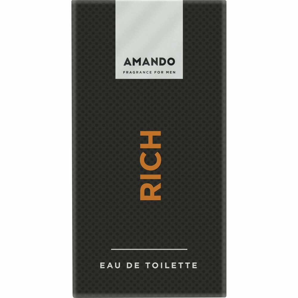 3x Amando Rich Eau De Toilette Spray 50 ml