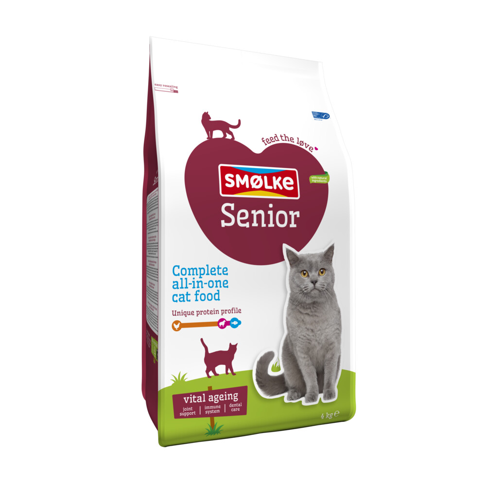 Smolke Cat Senior 4 kg Kattenvoer