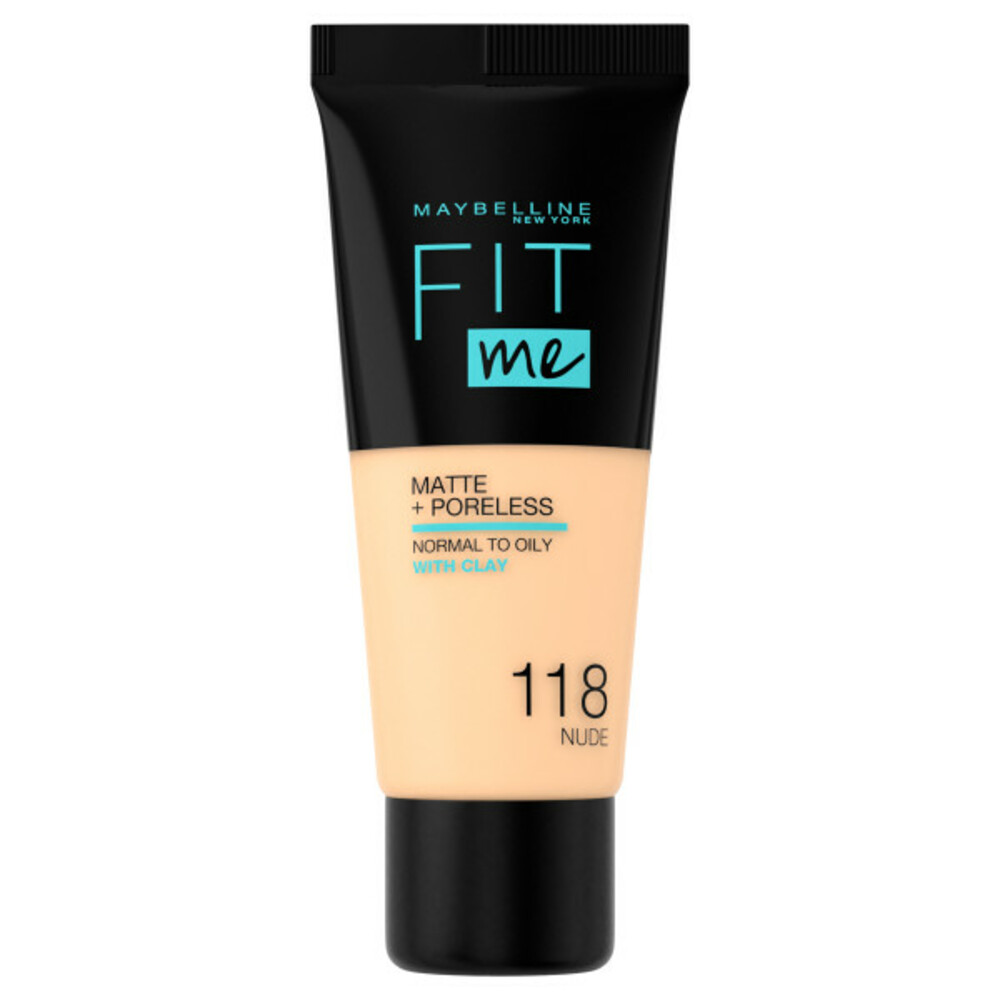 Maybelline Fit Me Matte And Poreless Foundation 118 Light Beige