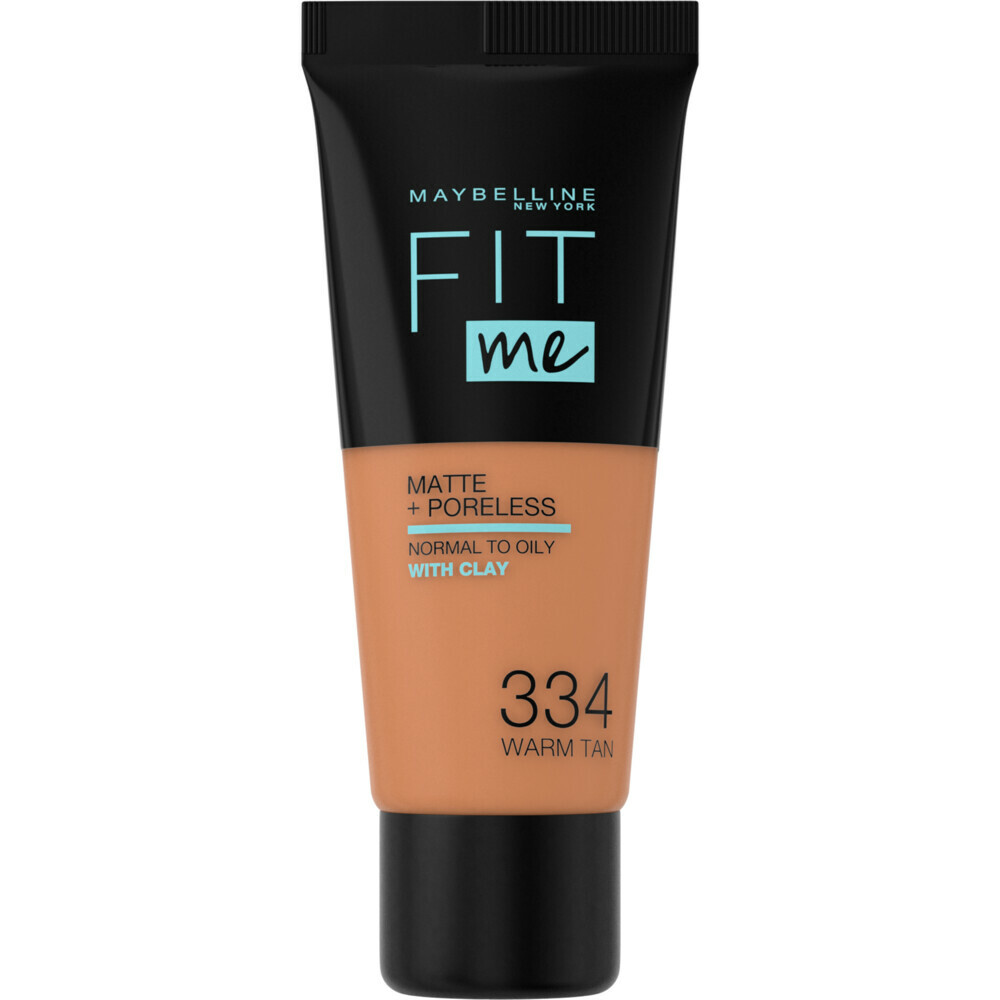 Fit Me! + Poreless liquid foundation 334 Warm Tan