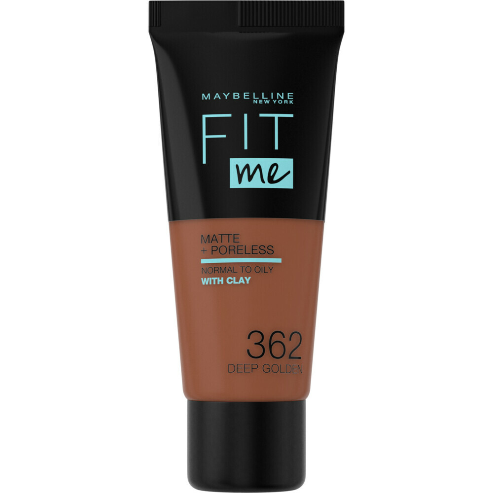 Fit Me! Matte + Poreless liquid foundation 362 Deep Golden