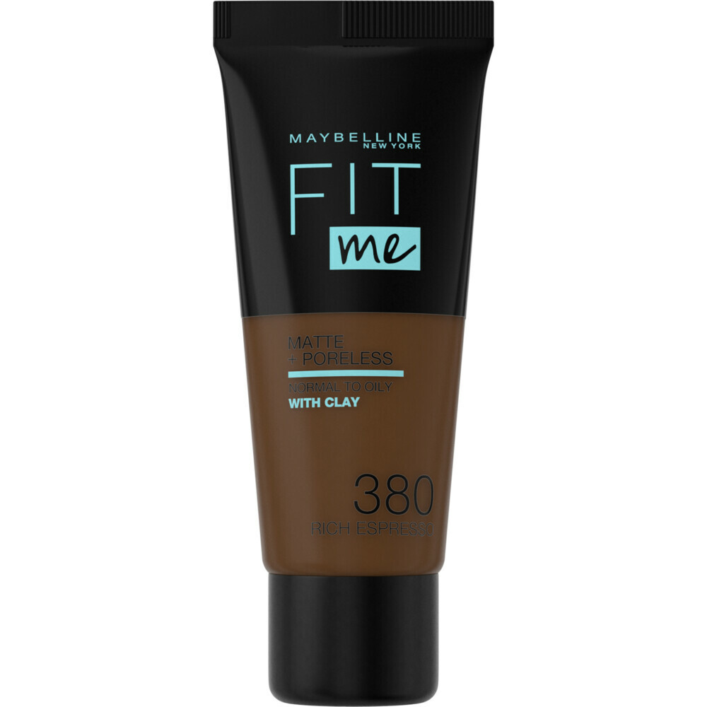 Fit Me! Matte + Poreless liquid foundation 380 Rich Espresso