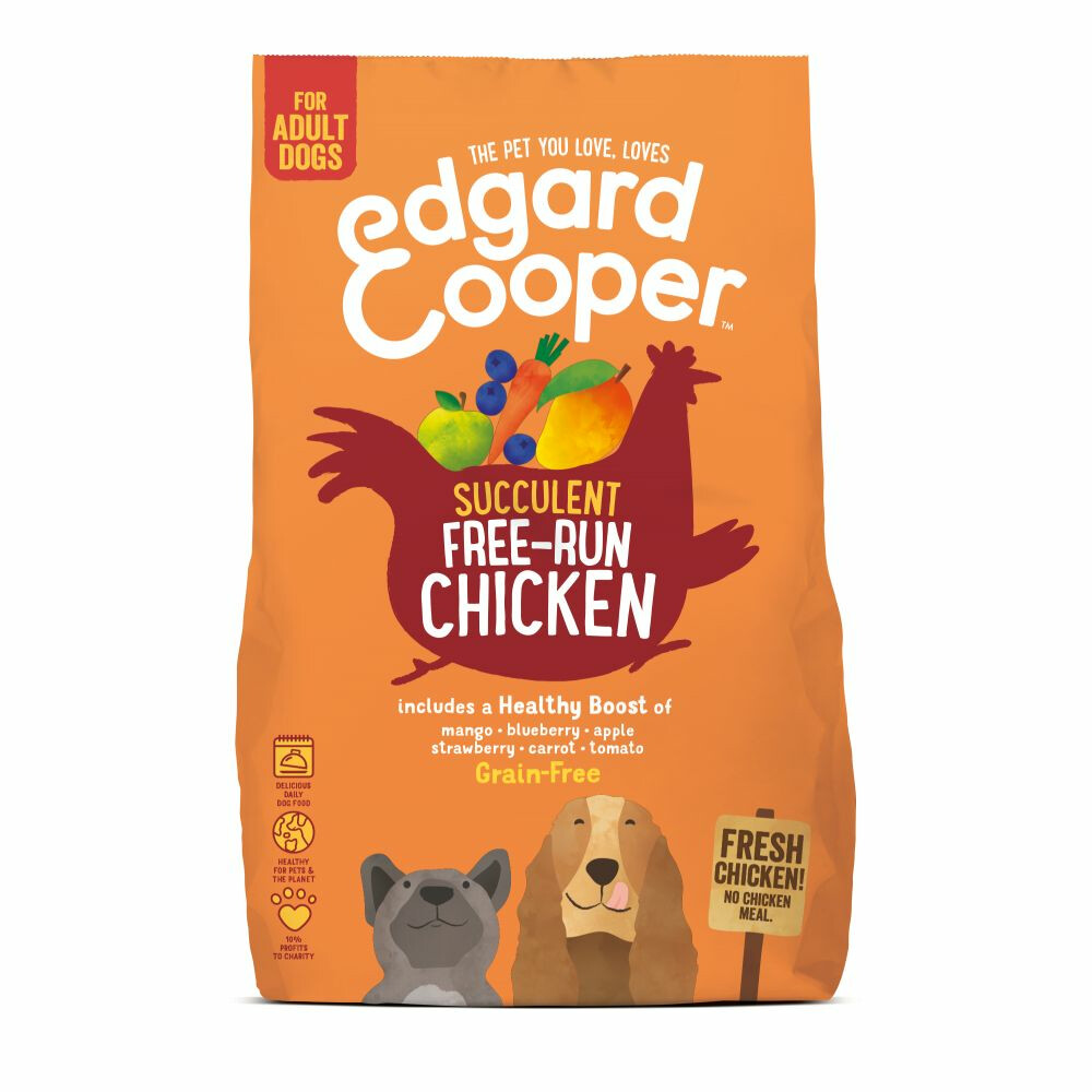 Edgard&Cooper Free-Run Chicken Adult Kip&Mango&Bessen Hondenvoer 700 g