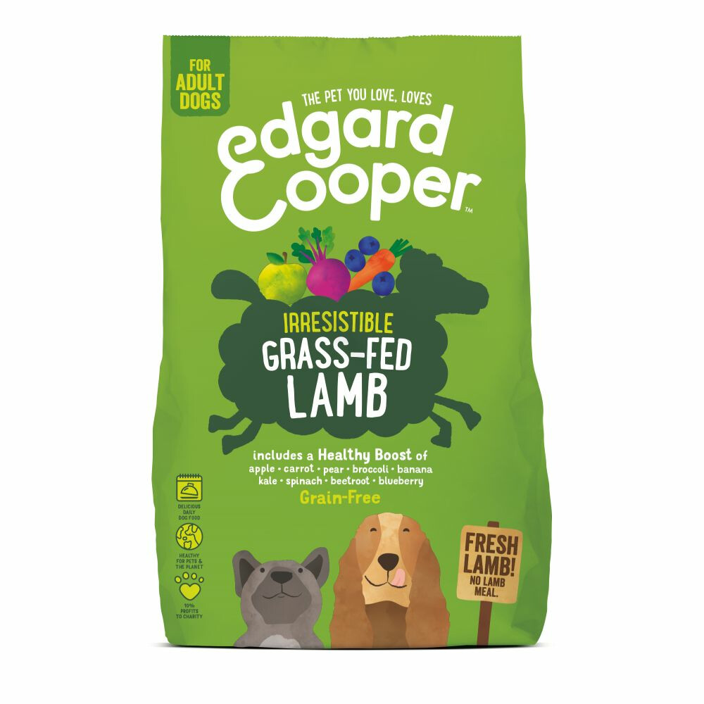Edgard&Cooper Hondenvoer Graslam 12 kg