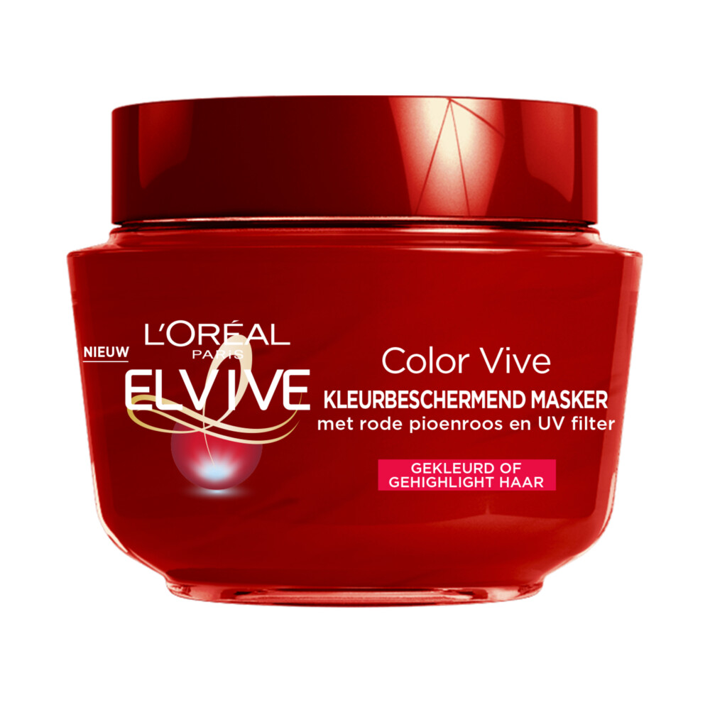 3x L'Oréal Elvive Color Vive Haarmasker 300 ml