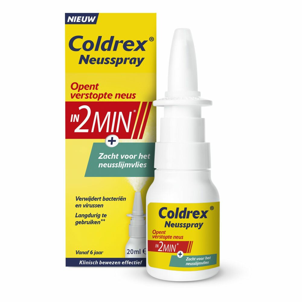 3x Coldrex Neusspray 2 in 1 20 ml