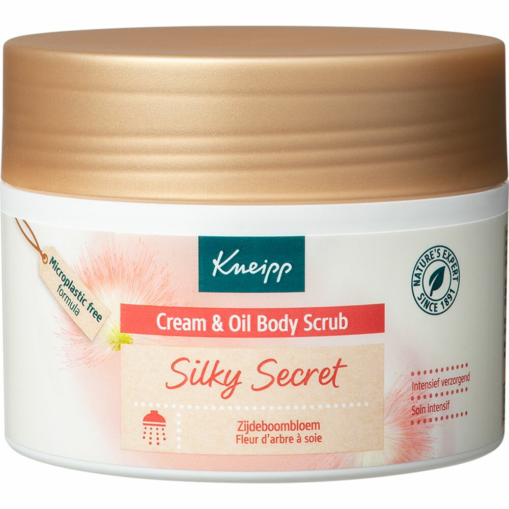 4x Kneipp Cream&Oil Body Scrub Silky Secret 200 ml