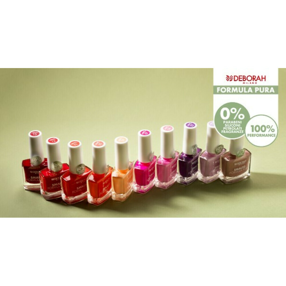 Deborah Milano Formula Pura Top Coat | Klarlack Für Nägel, Schutz- Und Glanzversiegelung