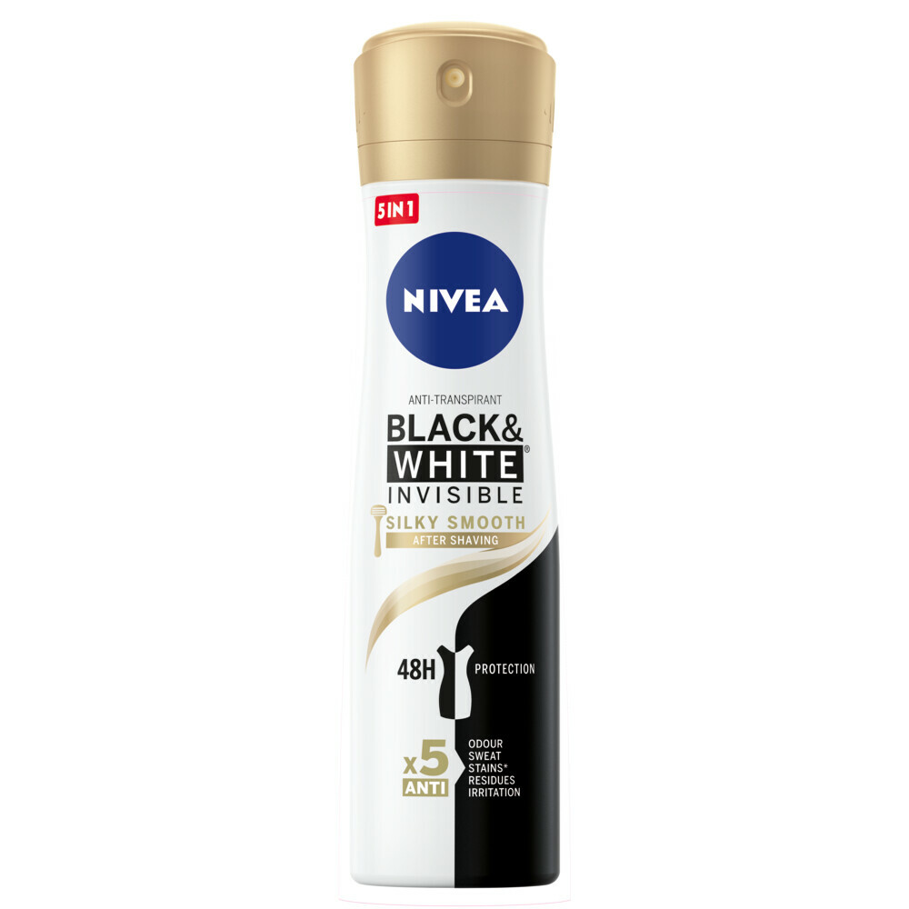 Deodorant black&white silky smooth spray