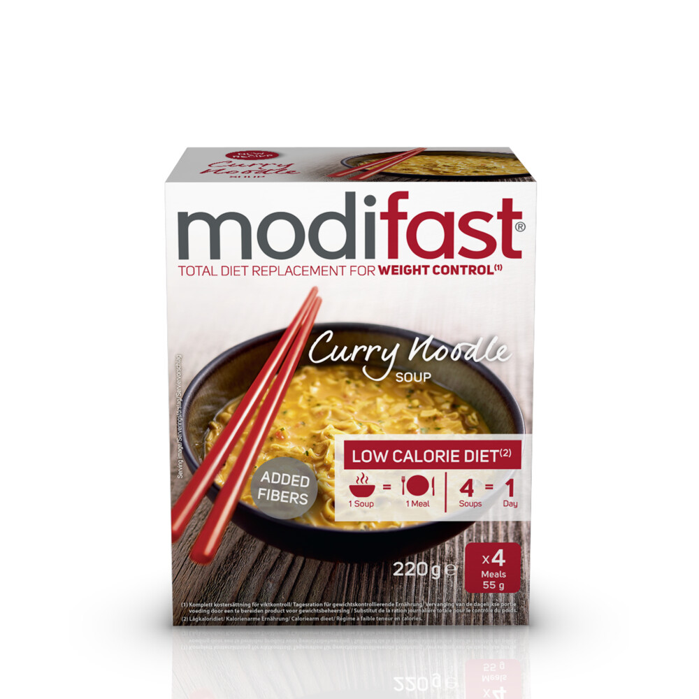Modifast Intensive Soep Curry Noodles (220g)