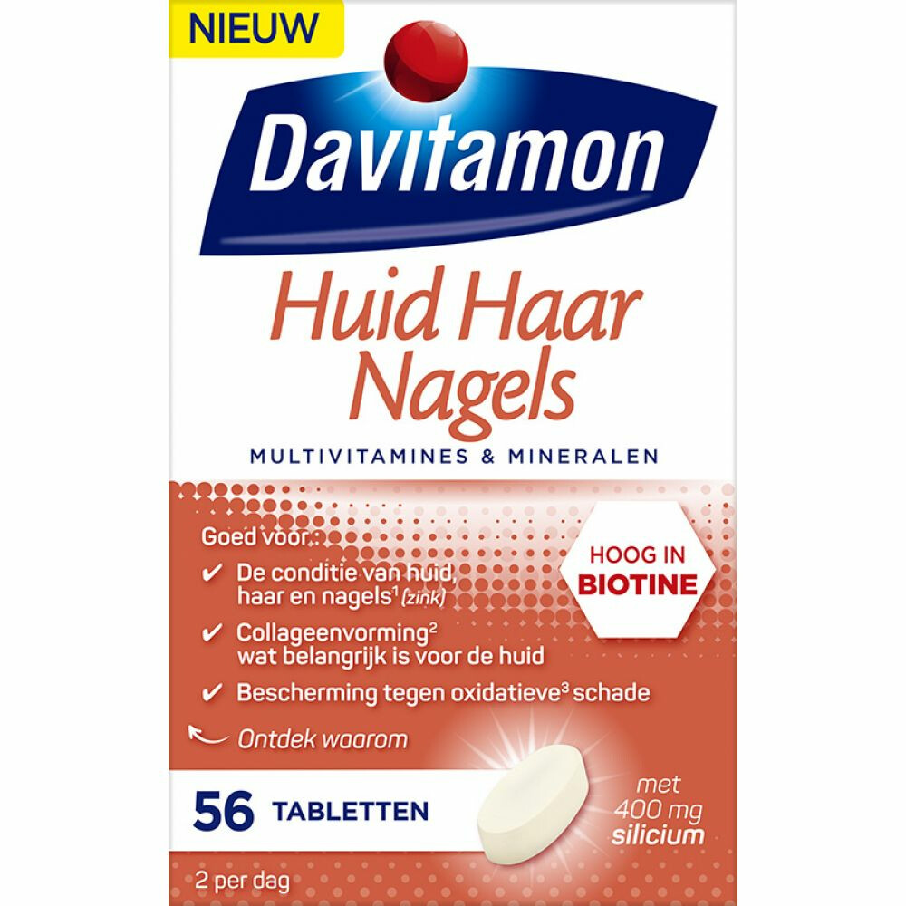 2x Davitamon Huid Haar Nagels 45 tabletten