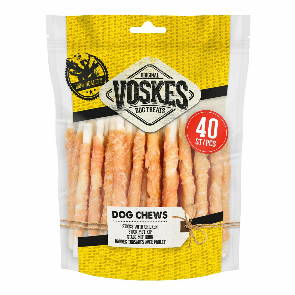 15x Voskes Rawhide Kip Sticks 400 gr