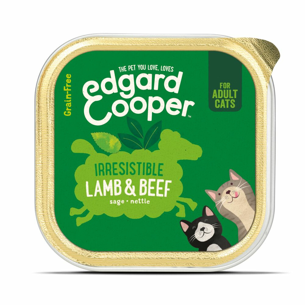 Edgard&Cooper Vers Vlees Rund en Lam 85 gr