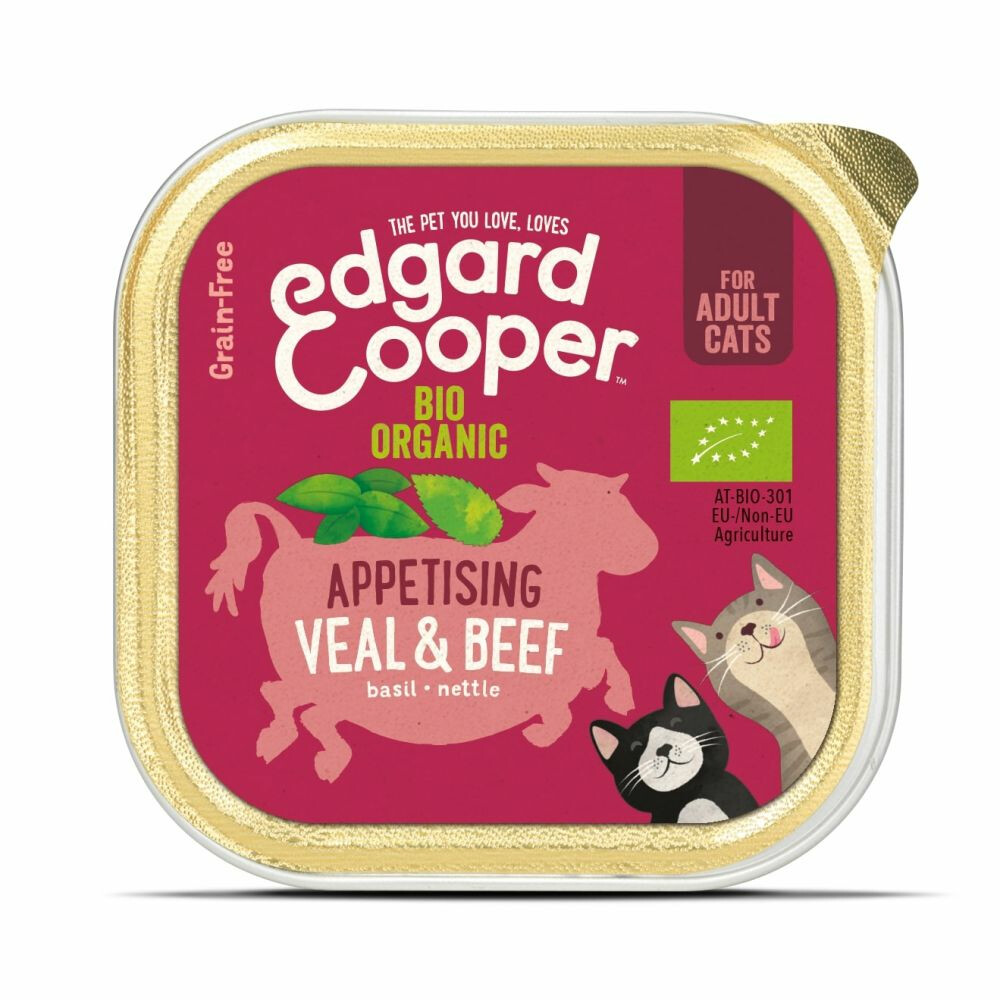 Edgard&Cooper Vers Vlees Bio Rund en Kalfsvlees 85 gr