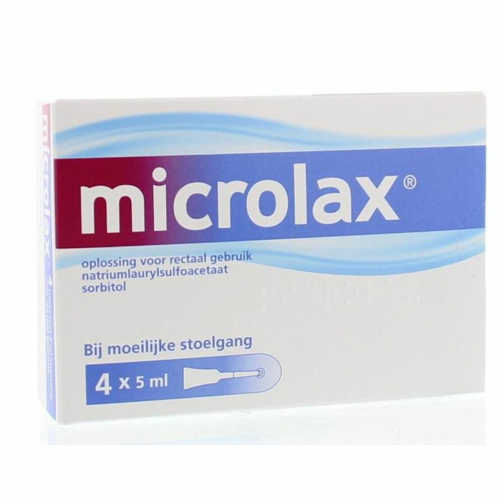 Microlax Klysma 4 Stuks Van 5Ml | Plein.Nl