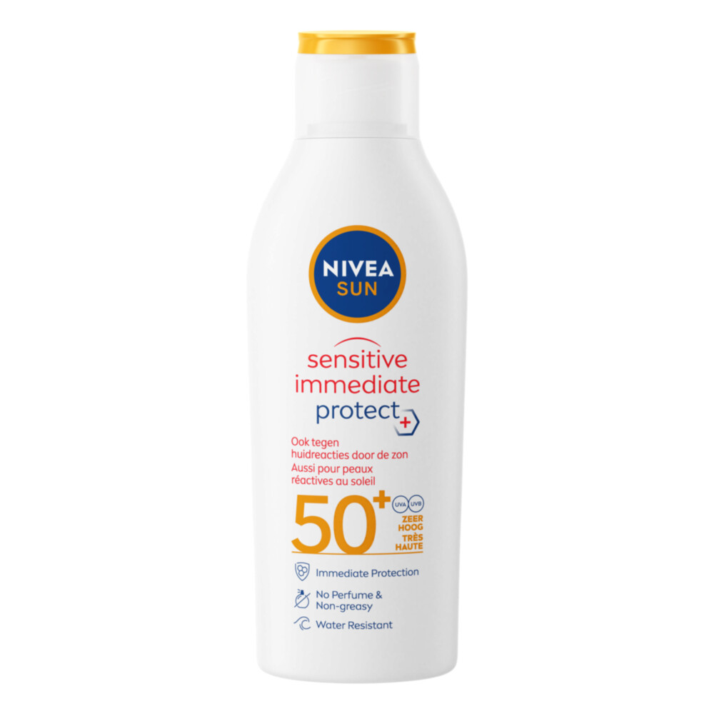 6x Nivea Sun Sensitive Anti-Allergie Zonnemelk SPF50 200 ml