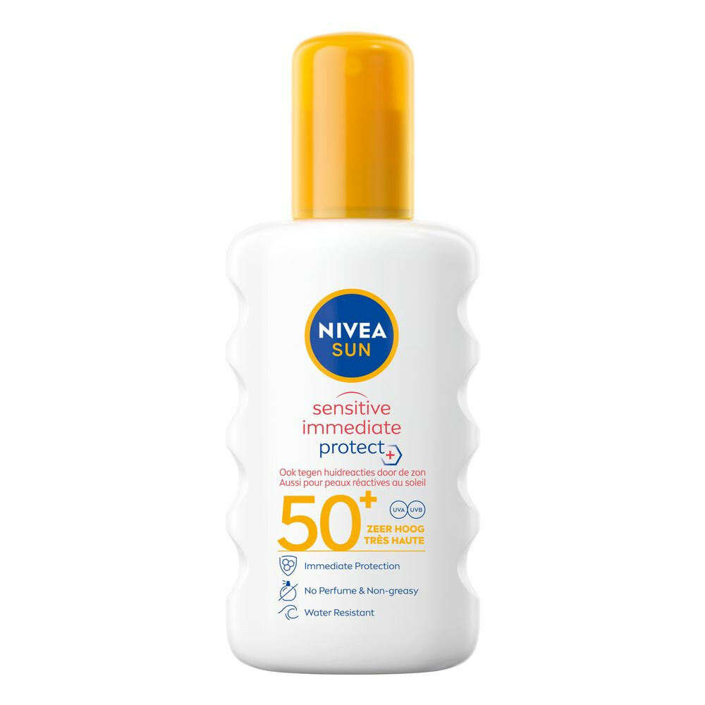2x Nivea Sun Sensitive Anti-Allergie Zonnemelk SPF 50 200 ml