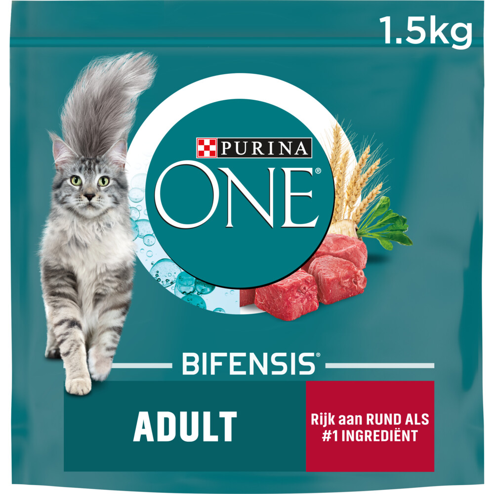 Purina One Adult Kattenvoer 1.5 kg rund & granen