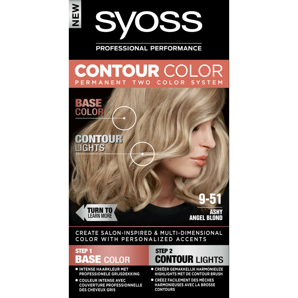 Aziatisch Koreaans spreken Syoss Contour Color Haarverf 9-51 Ashy Angel 50 ml | Plein.nl