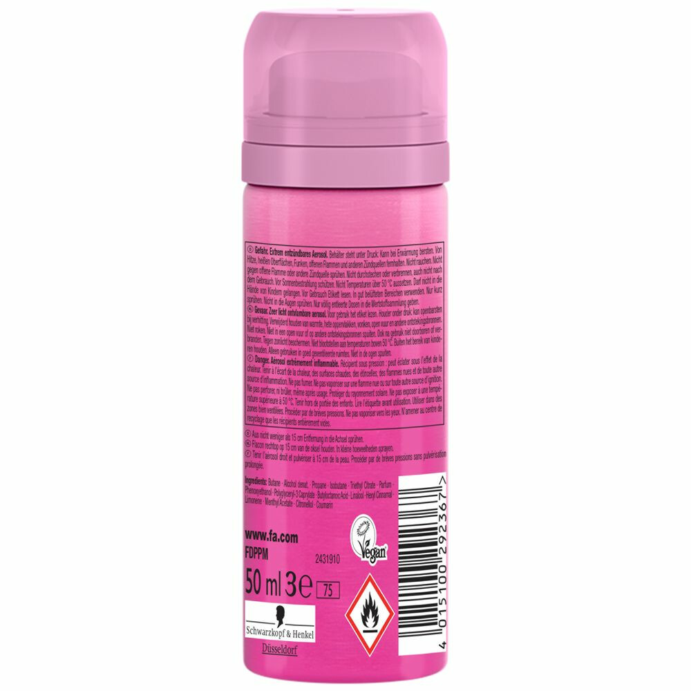 Fa Mini Deodorant Spray Pink Passion 50 ml Plein.nl