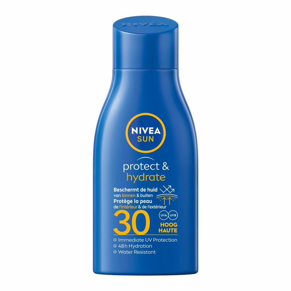3x Nivea Sun Protect en Hydrate Hydraterende Zonnemelk SPF30 30 ml