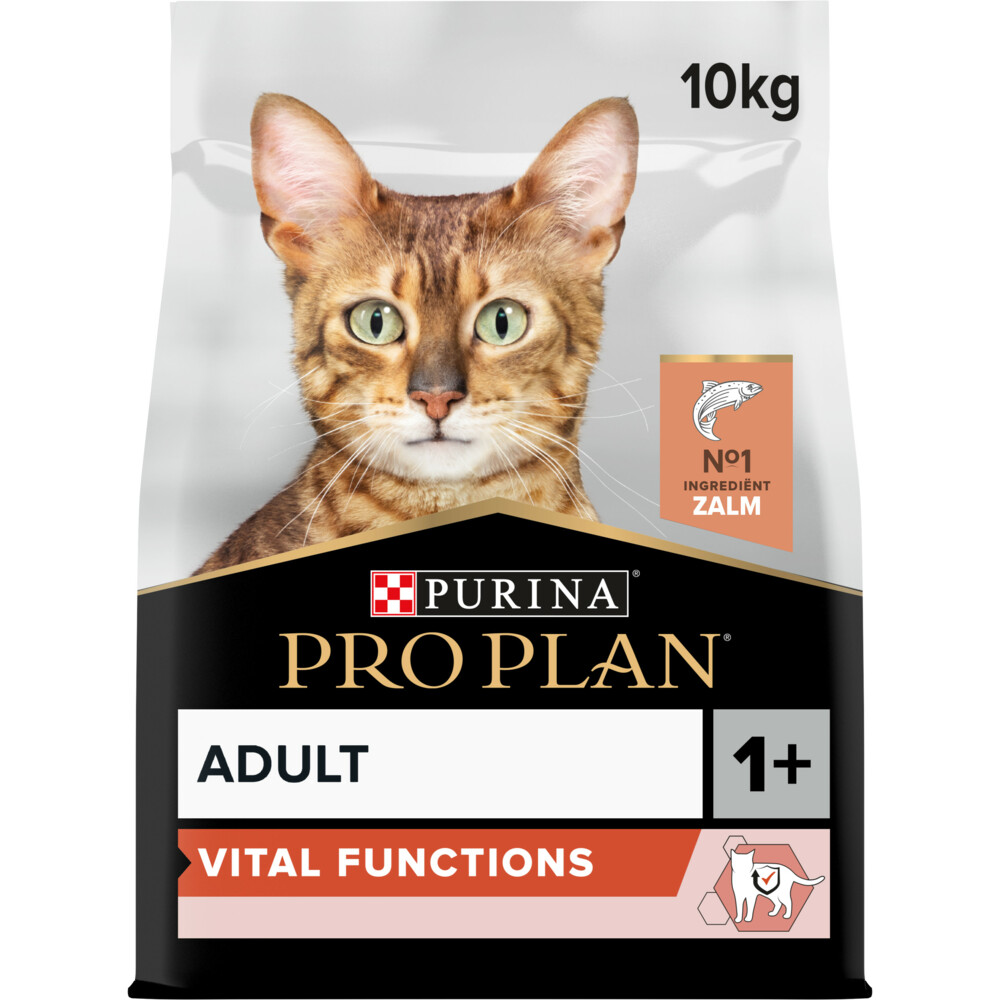 Pro Plan Adult Kat Vital Functions Zalm 10 kg