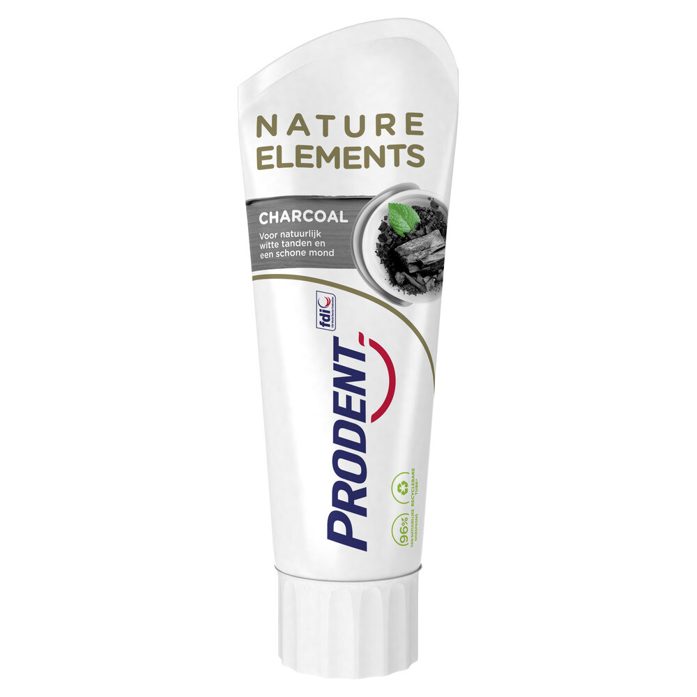 Prodent Tandpasta Long Nature Elements Charcoal 75 ml |