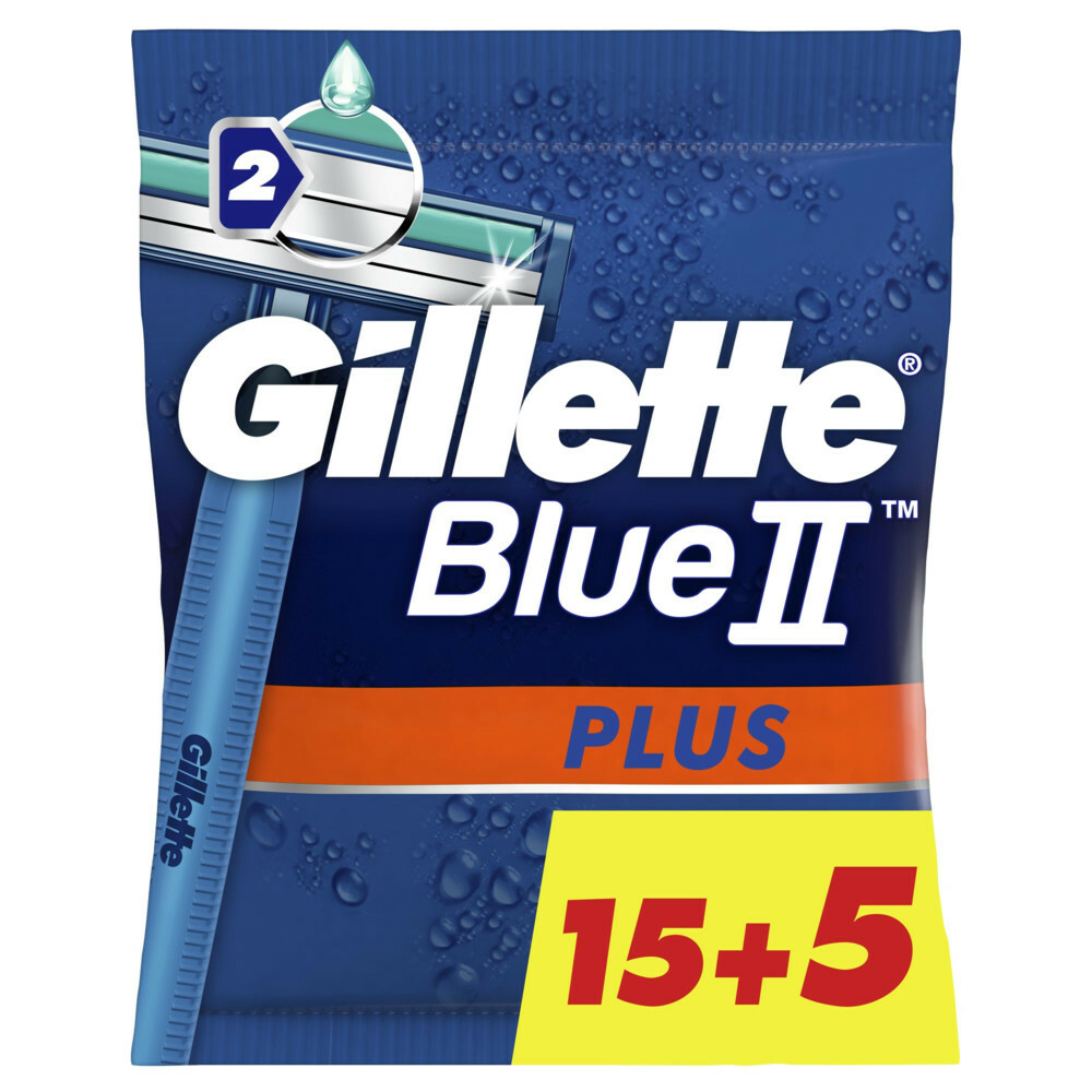 Gillette BlueII Plus Wegwerpmesjes
